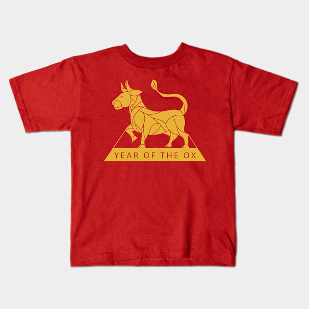 Year of the Ox Kids T-Shirt by angsabiru